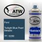 Preview: Ford, Twilight Blue Pearl Metallic, 7F / 6290: 400ml Sprühdose, von ATW Autoteile West.